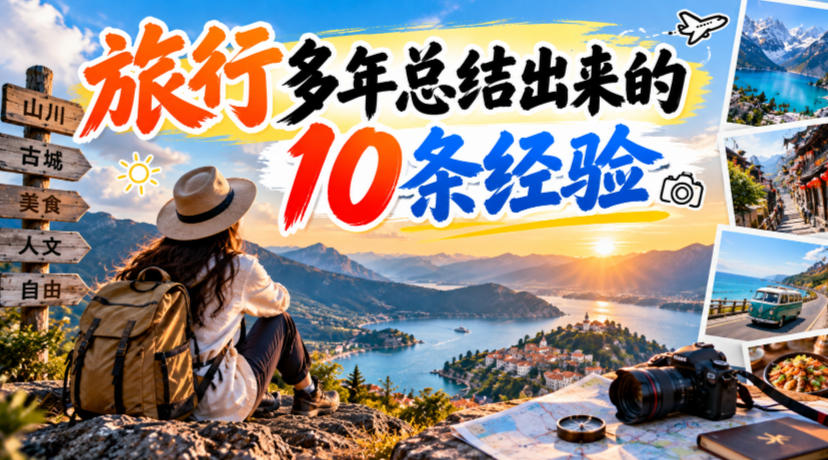 付费文章:旅行多年总结出来的10条经验-离锋创库