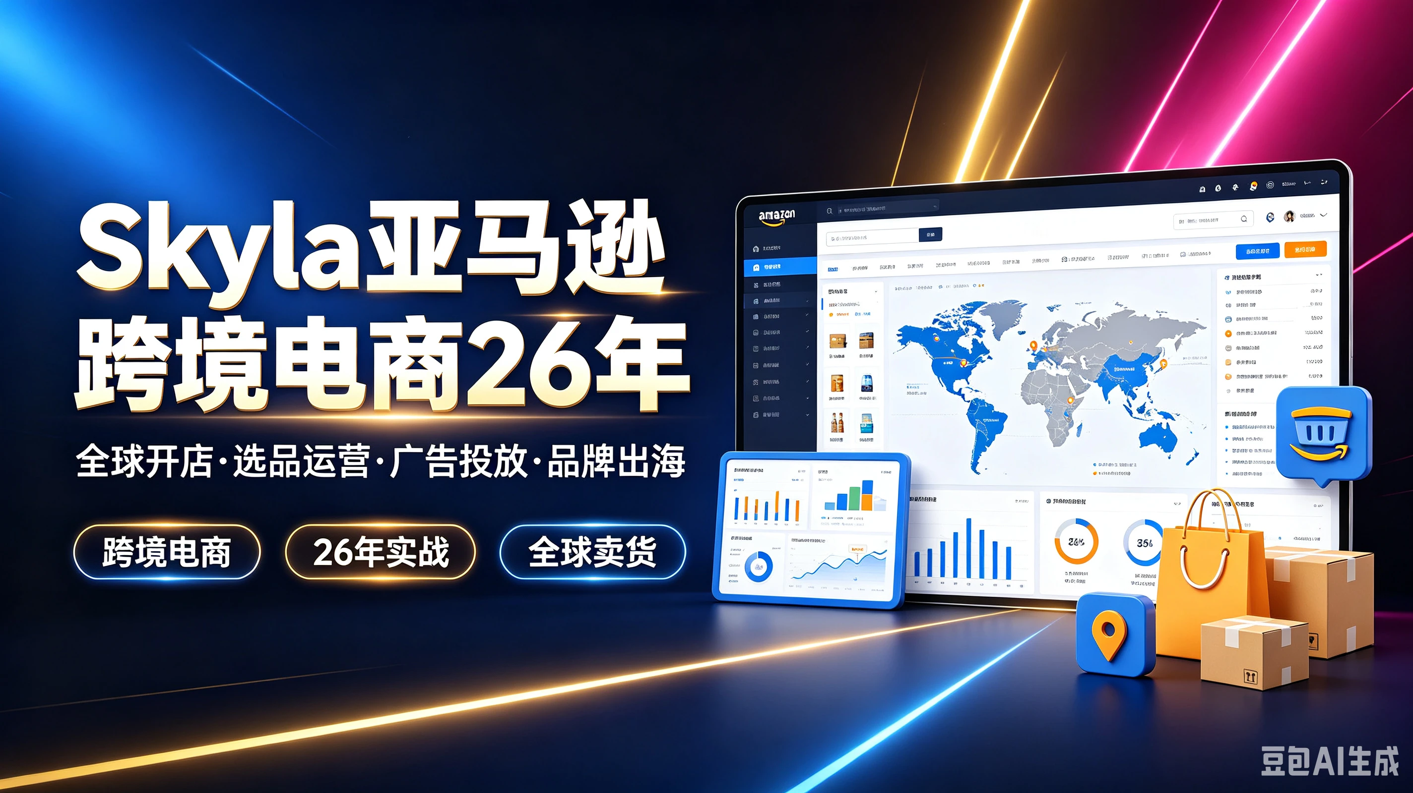 【精】Skyla亚马逊跨境电商26年,全球开店·选品运营·广告投放·品牌出海,跨境电商、26年实战、全球卖货 【精】Skyla亚马逊跨境电商26年,全球开店·选品运营·广告投放·品牌出海,跨境电商、26年实战、全球卖货