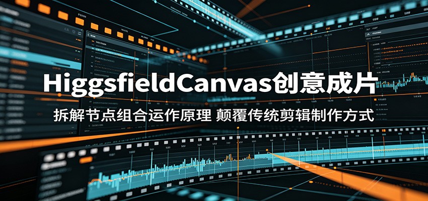 HiggsfieldCanvas创意成片:拆解节点组合运作原理,颠覆传统剪辑制作方式-离锋创库