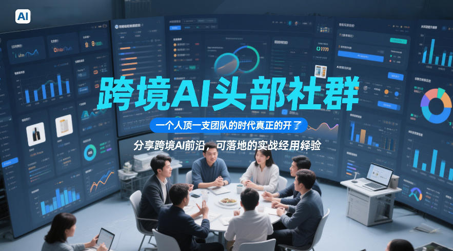 跨境AI头部社群,一个人顶一支团队的时代真正的开始了,分享跨境AI前沿,可落地的实战经验(更新5月23日)-离锋创库