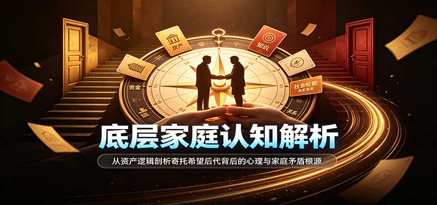 底层家庭认知解析:从资产逻辑剖析寄托希望后代背后的心理与家庭矛盾根源 底层家庭认知解析:从资产逻辑剖析寄托希望后代背后的心理与家庭矛盾根源