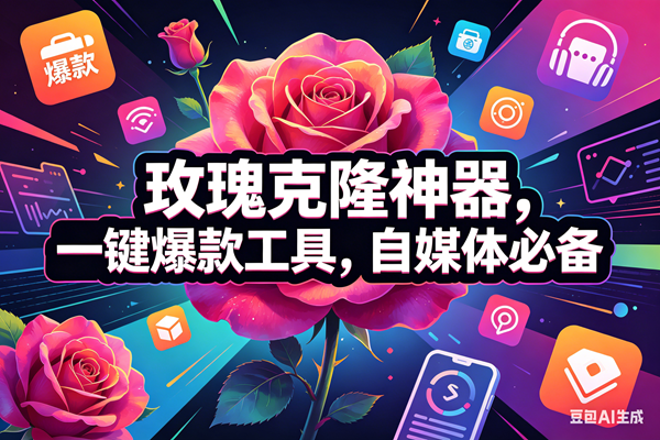 （18246期）玫瑰克隆神器，一键爆款工具，自媒体必备，50多个功能的教程-离锋创库