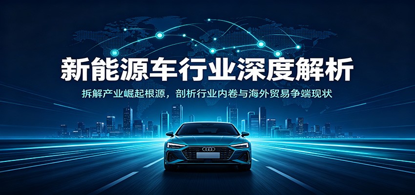 新能源车行业深度解析：拆解产业崛起根源，剖析行业内卷与海外贸易争端现状-离锋创库