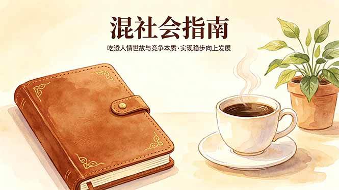 （18282期）付费文章：混社会指南，吃透人情世故与竞争本质，实现稳步向上发展-离锋创库