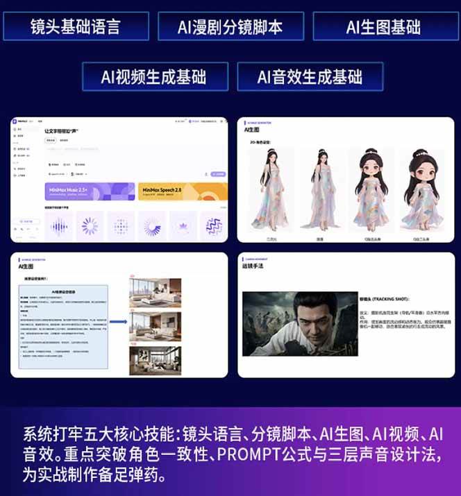 （18280期）AI漫剧硬核课：巨日禄+豆包+即梦+可灵+Vidu+剪映：一套课玩转国产工具，低成本产出爆款漫剧