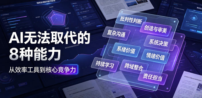 付费文章：AI无法取代的8种能力-离锋创库