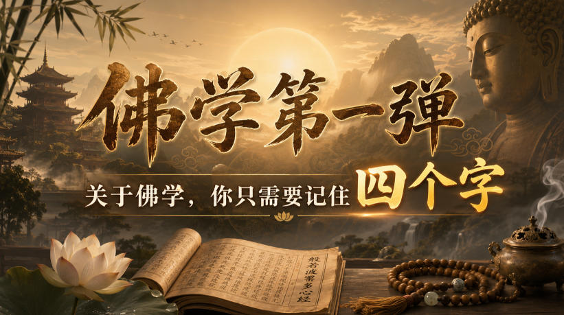 付费文章：佛学第一弹，关于佛学，你只需要记住四个字-离锋创库