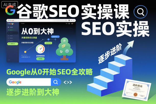谷歌SEO实操课，Google从0开始SEO全攻略，逐步进阶到大神（更新26年）-离锋创库