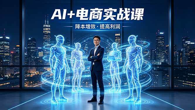 （18328期）AI+电商实战课，1人+N个AI 智能体，把SOP变AI员工，实现降本增效提高利润-离锋创库
