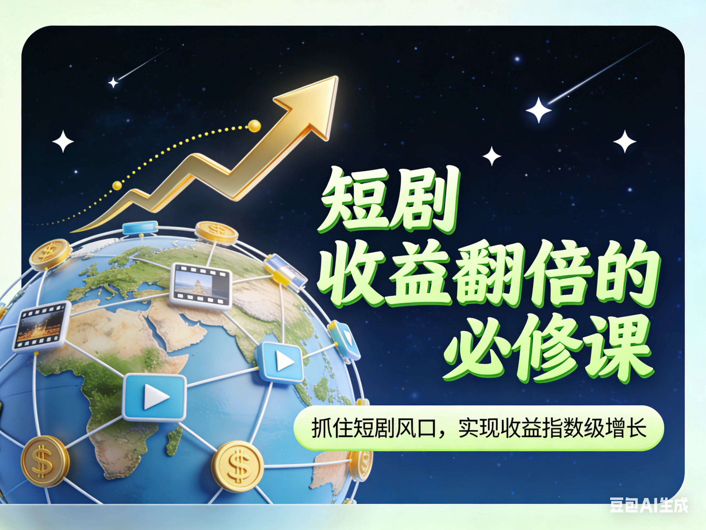 短剧 收益翻倍的必修课-离锋创库