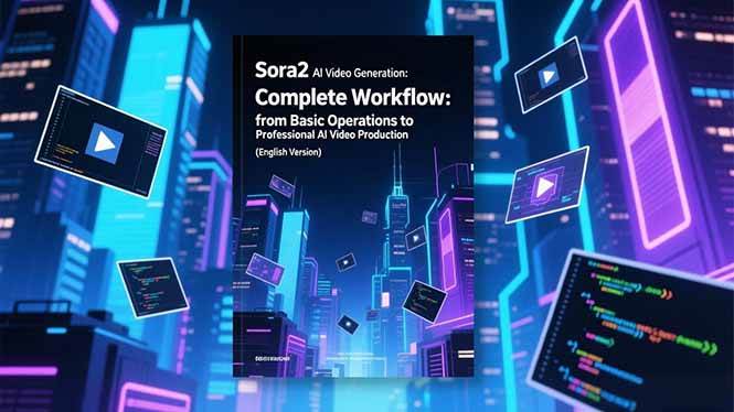 （16758期）Sora2 AI视频生成的系统教程（英文版）：从基础操作到专业级AI视频制作的完整工作流-离锋创库