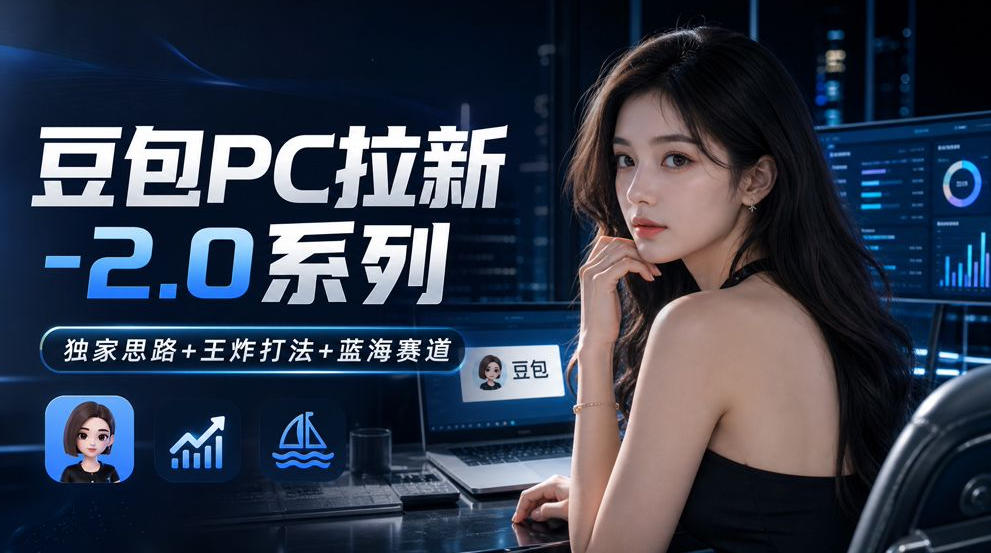 豆包PC拉新2.0系列-独家思路+王炸打法+蓝海赛道-离锋创库