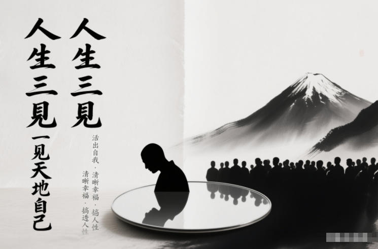人生三见一见天地见众生见自己，活出自我拥有清晰幸福人生，搞透人性-离锋创库