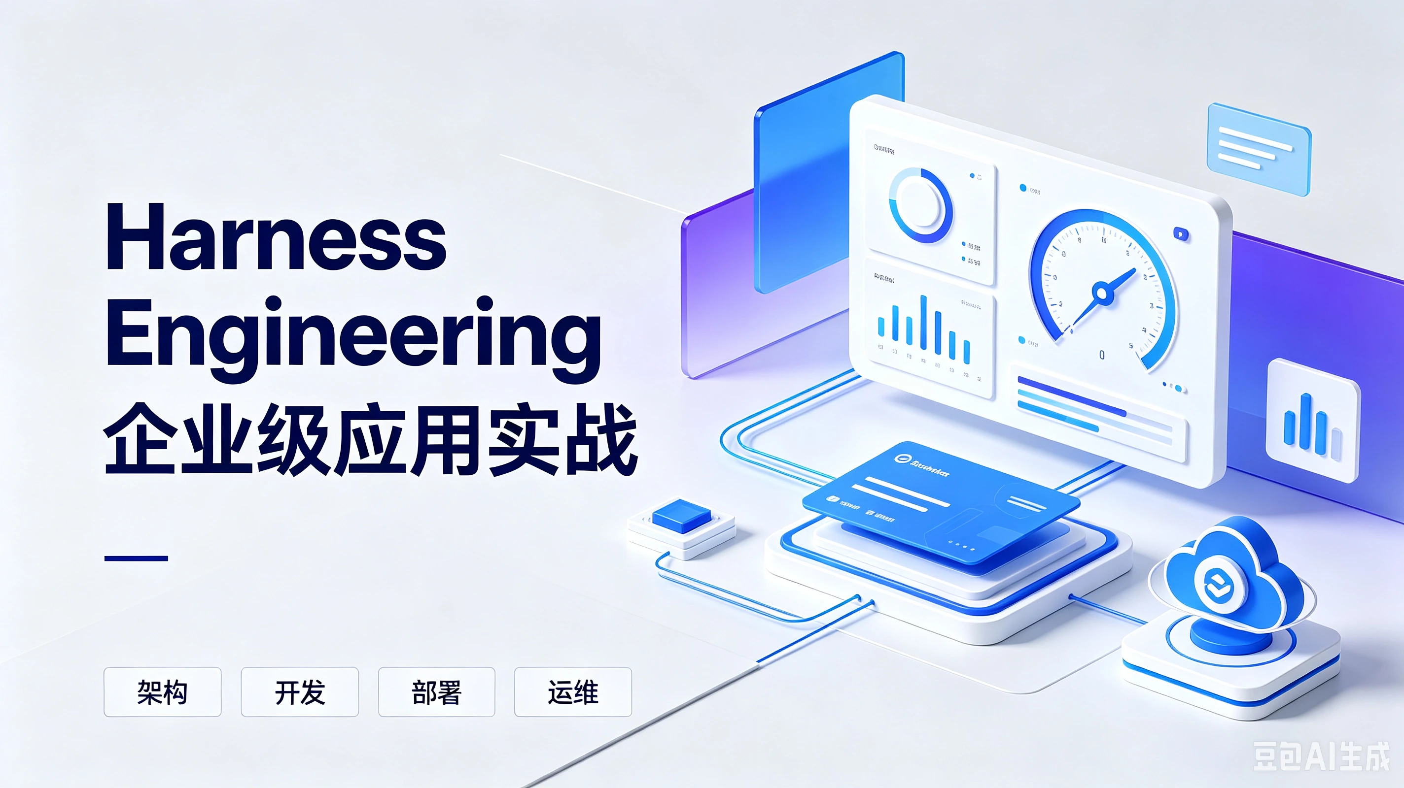 【精】Harness Engineering 企业级应用实战，架构、开发、部署、运维-离锋创库