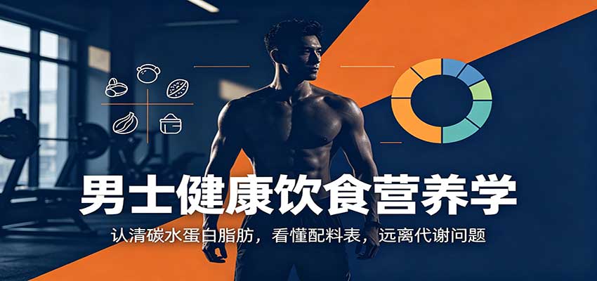 男士健康饮食营养学:认清碳水蛋白脂肪,看懂配料表,远离代谢问题-离锋创库