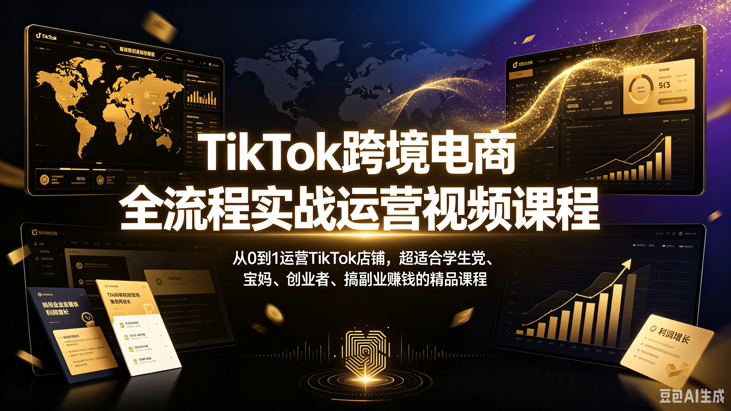 【精】TikTok跨境电商全流程实战运营视频课程,从0到1运营TikTok店铺,超适合学生党、宝妈、创业者、搞副业赚钱的精品课程 【精】TikTok跨境电商全流程实战运营视频课程,从0到1运营TikTok店铺,超适合学生党、宝妈、创业者、搞副业赚钱的精品课程